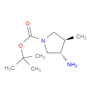TERT-BUTYL (3S,4R)-3-AMINO-4-METHYLPYRROLIDINE-1-CARBOXYLATE