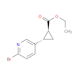 ETHYL (1S,2S)-REL-2-(6-BROMOPYRIDIN-3-YL)CYCLOPROPANE-1-CARBOXYLATE