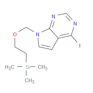 4-IODO-7-([2-(TRIMETHYLSILYL)ETHOXY]METHYL)-7H-PYRROLO[2,3-D]PYRIMIDINE