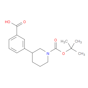 3-(1-[(TERT-BUTOXY)CARBONYL]PIPERIDIN-3-YL)BENZOIC ACID