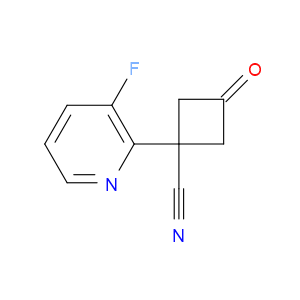 1-(3-FLUOROPYRIDIN-2-YL)-3-OXOCYCLOBUTANE-1-CARBONITRILE