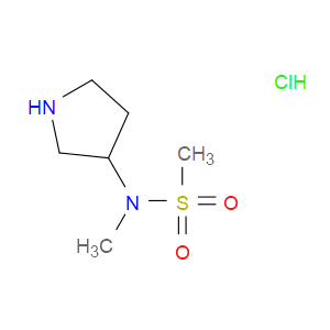 N-METHYL-N-(PYRROLIDIN-3-YL)METHANESULFONAMIDE HYDROCHLORIDE - Click Image to Close