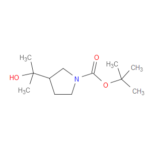 TERT-BUTYL 3-(2-HYDROXYPROPAN-2-YL)PYRROLIDINE-1-CARBOXYLATE