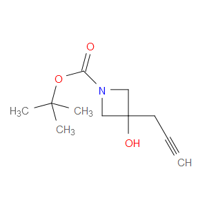 TERT-BUTYL 3-HYDROXY-3-(PROP-2-YN-1-YL)AZETIDINE-1-CARBOXYLATE