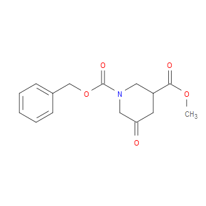 1-BENZYL 3-METHYL 5-OXOPIPERIDINE-1,3-DICARBOXYLATE