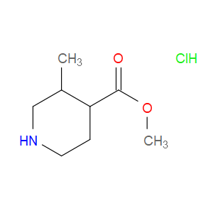 METHYL 3-METHYLPIPERIDINE-4-CARBOXYLATE HYDROCHLORIDE - Click Image to Close