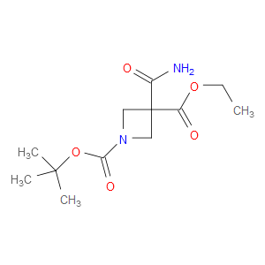 1-TERT-BUTYL 3-ETHYL 3-CARBAMOYLAZETIDINE-1,3-DICARBOXYLATE