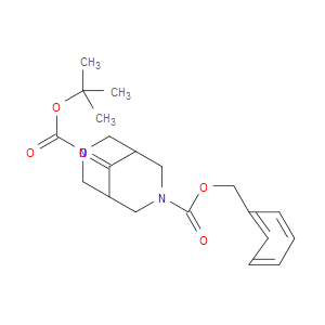 3,7-DIAZABICYCLO[3.3.1]NONANE-3,7-DICARBOXYLIC ACID, 9-OXO-, 7-(1,1-DIMETHYLETHYL) 3-(PHENYLMETHYL) ESTER