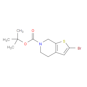 TERT-BUTYL 2-BROMO-4H,5H,6H,7H-THIENO[2,3-C]PYRIDINE-6-CARBOXYLATE