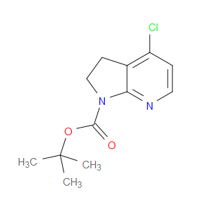TERT-BUTYL 4-CHLORO-1H,2H,3H-PYRROLO[2,3-B]PYRIDINE-1-CARBOXYLATE - Click Image to Close