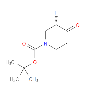 TERT-BUTYL (3S)-3-FLUORO-4-OXOPIPERIDINE-1-CARBOXYLATE - Click Image to Close