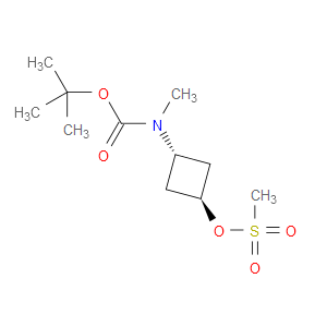 TERT-BUTYL N-METHYL-N-[(1R,3R)-3-(METHANESULFONYLOXY)CYCLOBUTYL]CARBAMATE