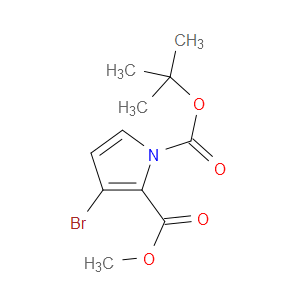 1-TERT-BUTYL 2-METHYL 3-BROMO-1H-PYRROLE-1,2-DICARBOXYLATE - Click Image to Close