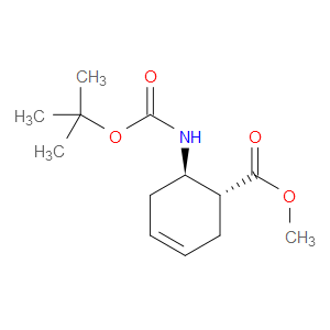 3-CYCLOHEXENE-1-CARBOXYLIC ACID, 6-[[(1,1-DIMETHYLETHOXY)CARBONYL]AMINO]-, METHYL ESTER, (1R,6R)-REL-