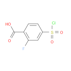 4-(CHLOROSULFONYL)-2-FLUOROBENZOIC ACID - Click Image to Close