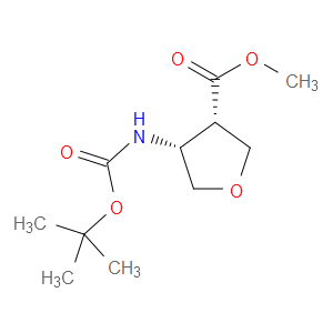 METHYL CIS-4-([(TERT-BUTOXY)CARBONYL]AMINO)OXOLANE-3-CARBOXYLATE