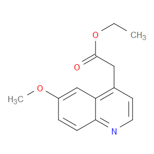 ETHYL 2-(6-METHOXYQUINOLIN-4-YL)ACETATE