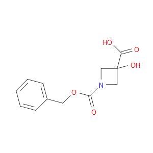 1-[(BENZYLOXY)CARBONYL]-3-HYDROXYAZETIDINE-3-CARBOXYLIC ACID - Click Image to Close