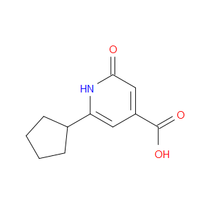 6-CYCLOPENTYL-2-OXO-1,2-DIHYDROPYRIDINE-4-CARBOXYLIC ACID