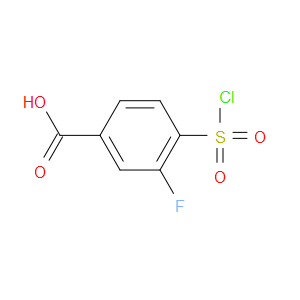 4-(CHLOROSULFONYL)-3-FLUOROBENZOIC ACID
