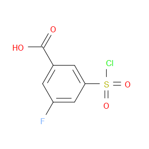3-(CHLOROSULFONYL)-5-FLUOROBENZOIC ACID