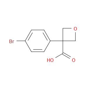 3-(4-BROMOPHENYL)OXETANE-3-CARBOXYLIC ACID - Click Image to Close