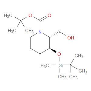 TERT-BUTYL (2R,3S)-3-[(TERT-BUTYLDIMETHYLSILYL)OXY]-2-(HYDROXYMETHYL)PIPERIDINE-1-CARBOXYLATE