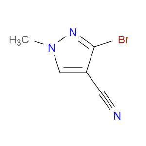 3-BROMO-1-METHYL-1H-PYRAZOLE-4-CARBONITRILE - Click Image to Close