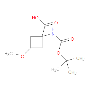 1-([(TERT-BUTOXY)CARBONYL]AMINO)-3-METHOXYCYCLOBUTANE-1-CARBOXYLIC ACID