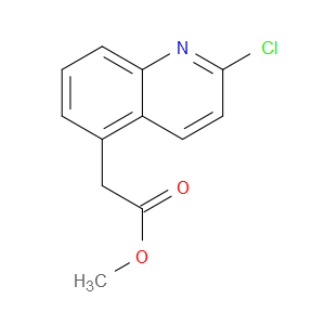 METHYL 2-(2-CHLOROQUINOLIN-5-YL)ACETATE - Click Image to Close