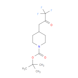 TERT-BUTYL 4-(3,3,3-TRIFLUORO-2-OXOPROPYL)PIPERIDINE-1-CARBOXYLATE - Click Image to Close