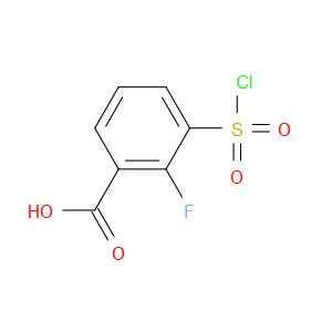 3-(CHLOROSULFONYL)-2-FLUOROBENZOIC ACID