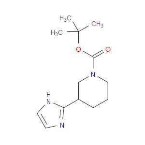 TERT-BUTYL 3-(1H-IMIDAZOL-2-YL)PIPERIDINE-1-CARBOXYLATE