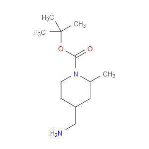 TERT-BUTYL 4-(AMINOMETHYL)-2-METHYLPIPERIDINE-1-CARBOXYLATE - Click Image to Close