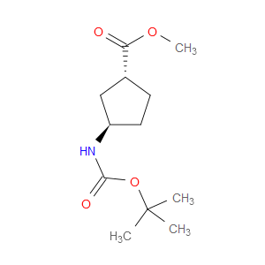 METHYL (1R,3R)-3-([(TERT-BUTOXY)CARBONYL]AMINO)CYCLOPENTANE-1-CARBOXYLATE - Click Image to Close
