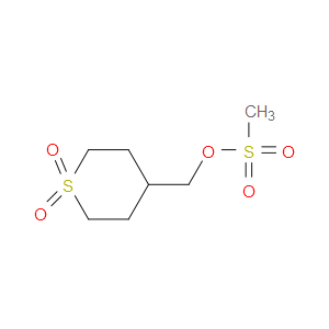(1,1-DIOXIDOTETRAHYDRO-2H-THIOPYRAN-4-YL)METHYL METHANESULFONATE - Click Image to Close