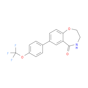 7-[4-(TRIFLUOROMETHOXY)PHENYL]-2,3,4,5-TETRAHYDRO-1,4-BENZOXAZEPIN-5-ONE