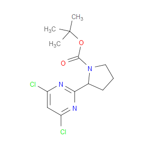TERT-BUTYL 2-(4,6-DICHLOROPYRIMIDIN-2-YL)PYRROLIDINE-1-CARBOXYLATE
