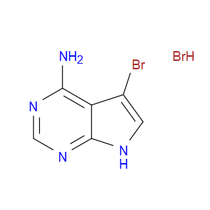 5-BROMO-7H-PYRROLO[2,3-D]PYRIMIDIN-4-AMINE HYDROBROMIDE - Click Image to Close