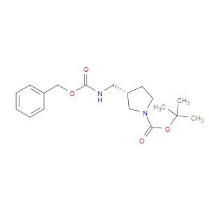 TERT-BUTYL (3S)-3-(([(BENZYLOXY)CARBONYL]AMINO)METHYL)PYRROLIDINE-1-CARBOXYLATE