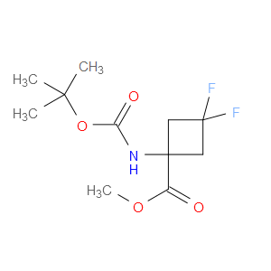 METHYL 1-([(TERT-BUTOXY)CARBONYL]AMINO)-3,3-DIFLUOROCYCLOBUTANE-1-CARBOXYLATE - Click Image to Close