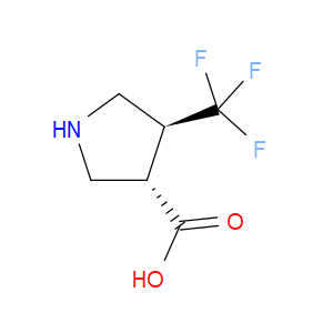 (3S,4S)-4-(TRIFLUOROMETHYL)PYRROLIDINE-3-CARBOXYLIC ACID