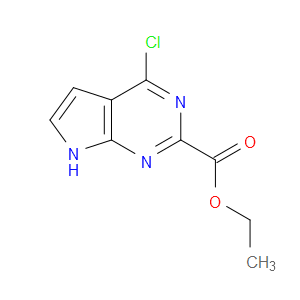 ETHYL 4-CHLORO-1H-PYRROLO[2,3-D]PYRIMIDINE-2-CARBOXYLATE - Click Image to Close