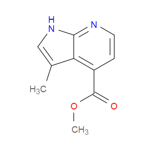 METHYL 3-METHYL-1H-PYRROLO[2,3-B]PYRIDINE-4-CARBOXYLATE - Click Image to Close