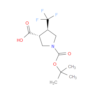 (3R,4R)-1-[(TERT-BUTOXY)CARBONYL]-4-(TRIFLUOROMETHYL)PYRROLIDINE-3-CARBOXYLIC ACID