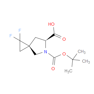 (3R,6S)-5-[(TERT-BUTOXY)CARBONYL]-1,1-DIFLUORO-5-AZASPIRO[2.4]HEPTANE-6-CARBOXYLIC ACID