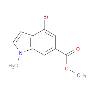 METHYL 4-BROMO-1-METHYL-1H-INDOLE-6-CARBOXYLATE