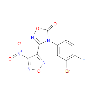 4-(3-BROMO-4-FLUOROPHENYL)-3-(4-NITRO-1,2,5-OXADIAZOL-3-YL)-4,5-DIHYDRO-1,2,4-OXADIAZOL-5-ONE - Click Image to Close