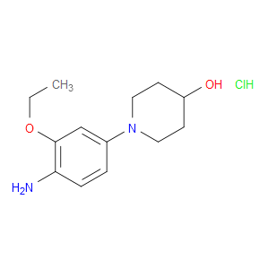 1-(4-AMINO-3-ETHOXYPHENYL)PIPERIDIN-4-OL (HYDROCHLORIDE)