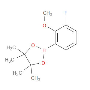 2-(3-FLUORO-2-METHOXYPHENYL)-4,4,5,5-TETRAMETHYL-1,3,2-DIOXABOROLANE - Click Image to Close